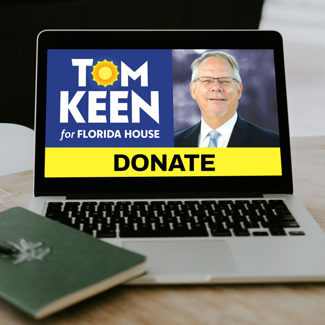 Become a Tom Keen Campaign Donor Online